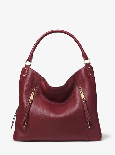 michael kors evie purse|Evie Large Pebbled Leather Shoulder Bag .